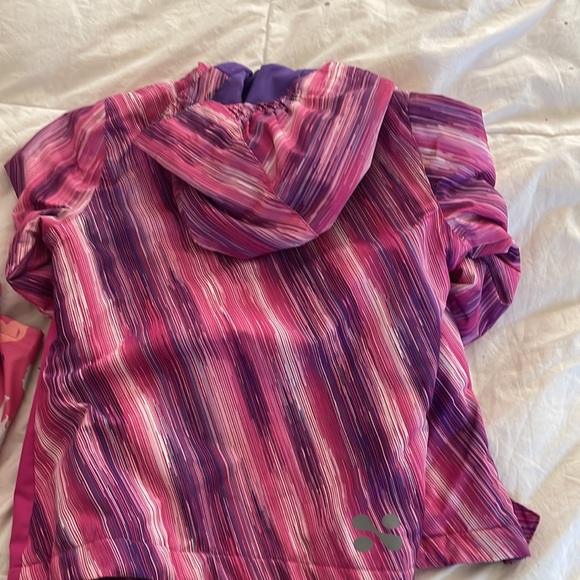 Pink and purple XMTN raincoat - Picture 2 of 3